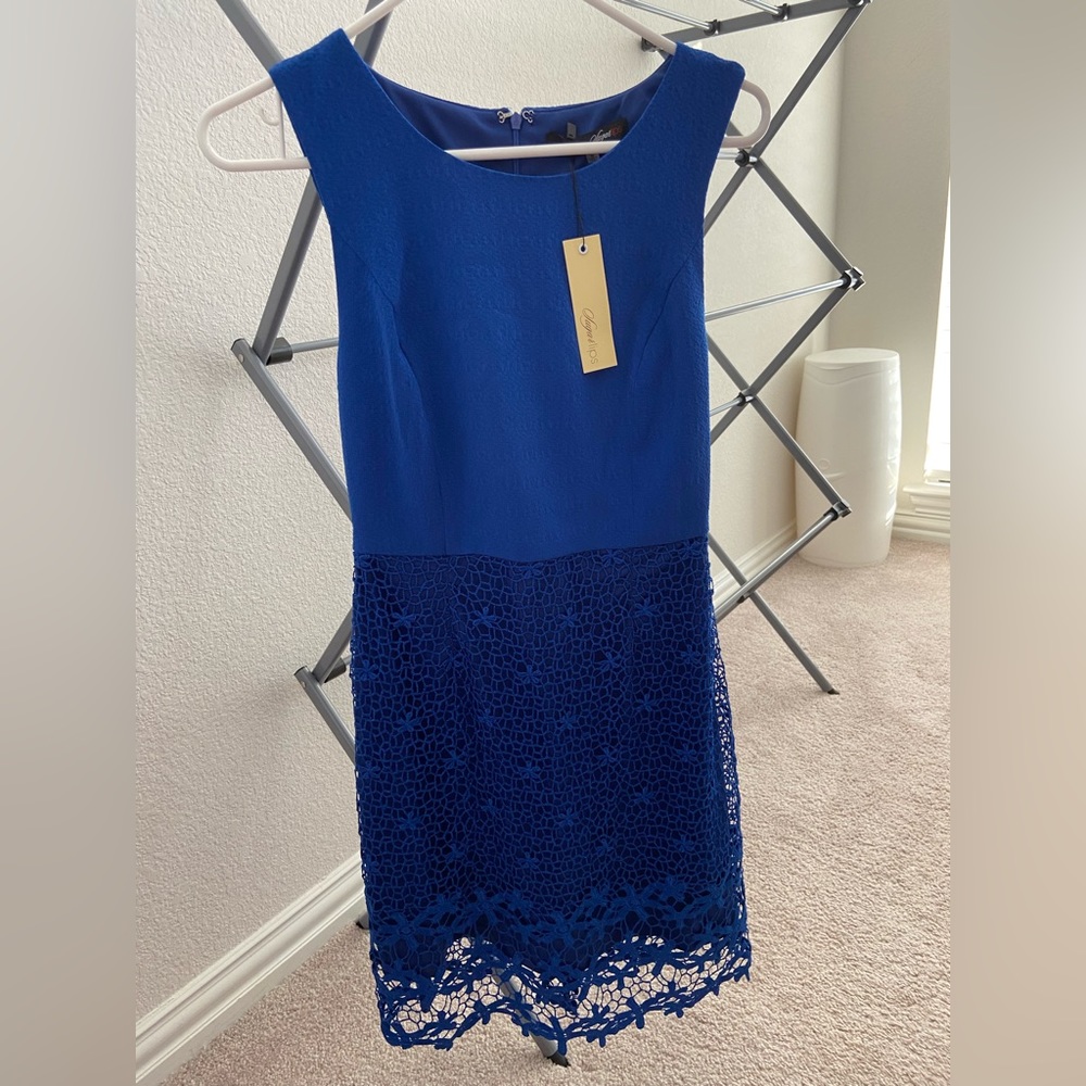 NWT Blue Lace Dress